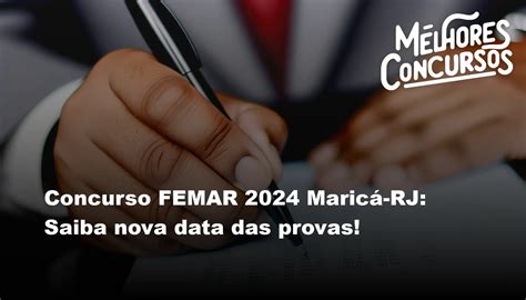 Concurso Femar Maric Rj Saiba Nova Data Das Provas