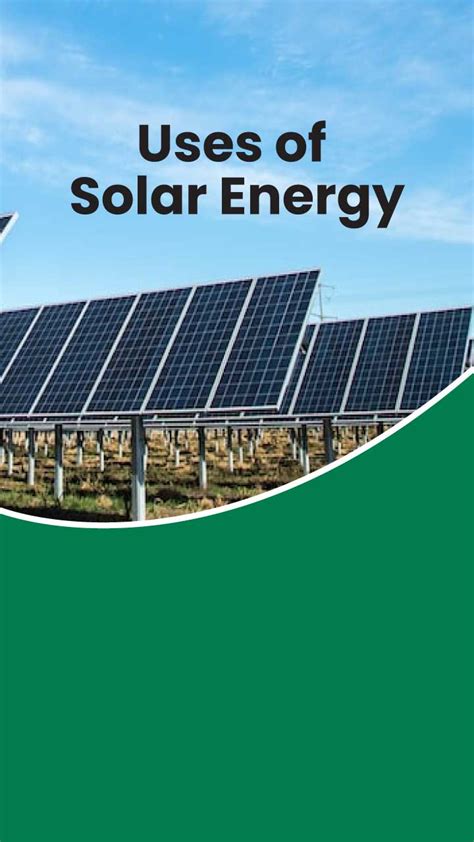 Uses Of Solar Energy Tractorgyan