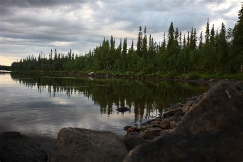 Wallpaper Landscape Lake Rock Nature Shore Reflection Morning