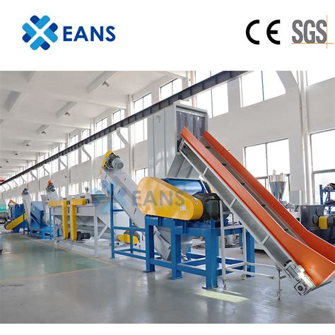 Waste PP PE Film Plastic Granulating Recycling Machine Line China