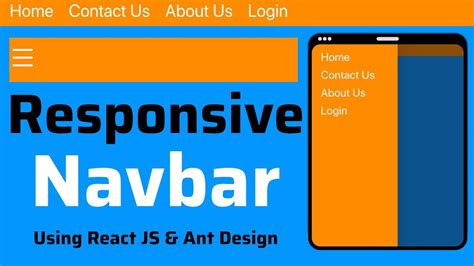 Responsive NavBar How To Create Responsive NavBar Using ReactJS And