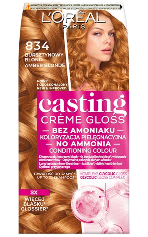 L Oreal Paris Casting Creme Gloss Plauk Da Ai Amber Blonde Vnt Drogas Lt