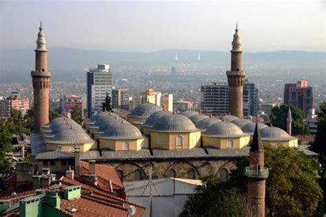 Ulu Camii La Gran Mezquita De Bursa Sobre Turquia