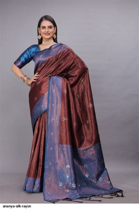 Ananya Silk Rayon Kanjivaram Saree