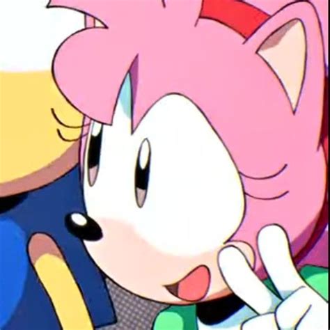 Amy Matching Pfp Sonic And Amy 4 Matching Pfp Friends Matching Pfp