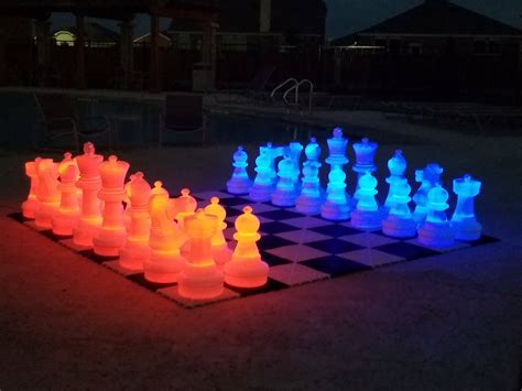 The Original LED Light-up Chess Set