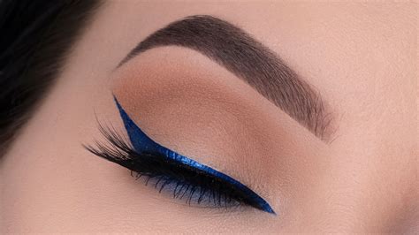 Blue Foxy Eyeliner Eye Makeup Tutorial Maven Beauty Youtube