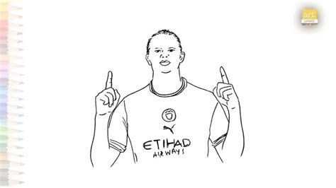 Football Player Drawing, Portrait Drawing, Football Players, Easy ...