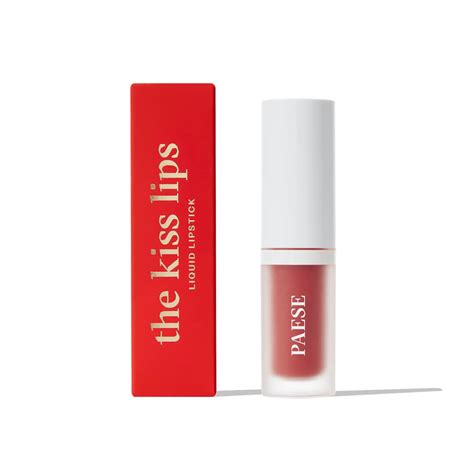 Liquid Lipstick The Kiss Lips Nude Coral PAESE Ml KallyValleni