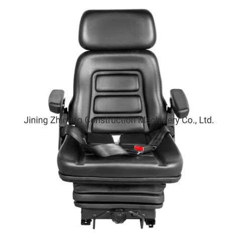 Construction Machinery Mechanical Suspension Seat With Armrest Headrest