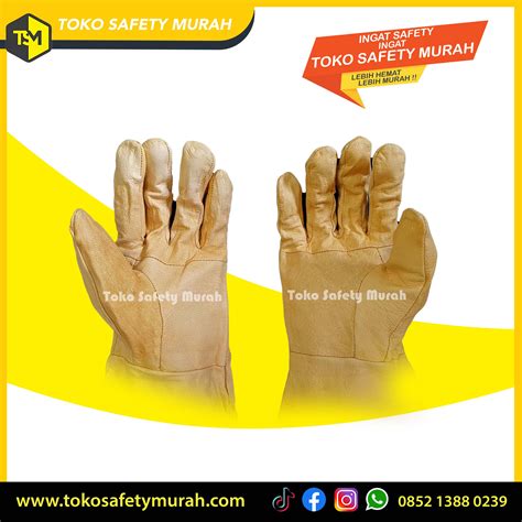 Sarung Tangan Las Kulit Argon Kuning Tebal Tig Safety Glove Welding