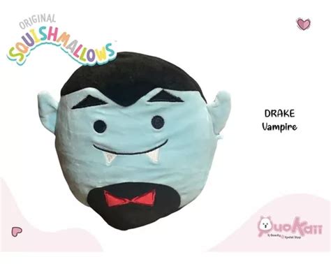 Squishmallow Kellytoy 7 Drake Vampire Vampiro Halloween Squa Mercadolibre