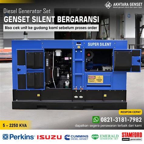 Jual Genset Fawde Kva Type Silent Jual Genset Kva Di Lapak