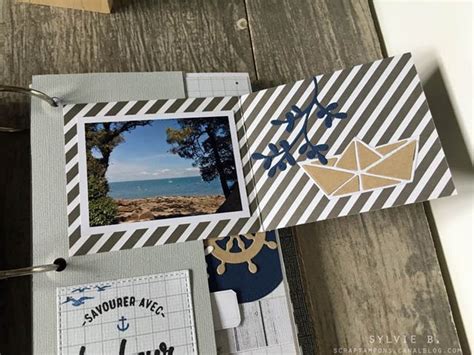 Mini Album Vacances En Bord De Mer Tuto Julie Blanc Passion