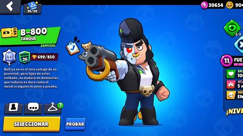 JUGANDO CON BULL CYBORG EN BRAWL STARS YouTube