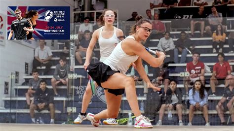 British Junior Open Semi Final Torrie Malik V Lucie Stefanoni