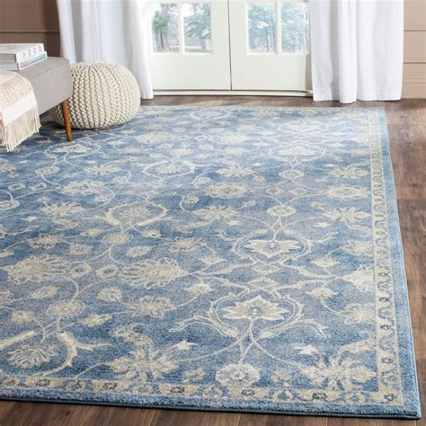 Shop Safavieh Sofia Vintage Oriental Blue Beige Distressed Rug 9 X