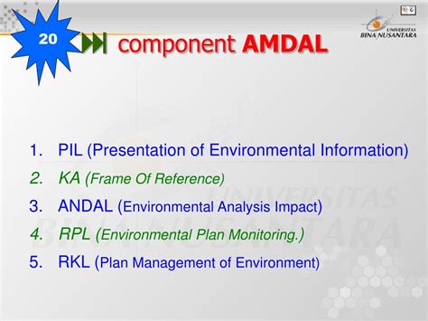 Ppt Meeting Analysis Concerning Environmental Impact Amdal