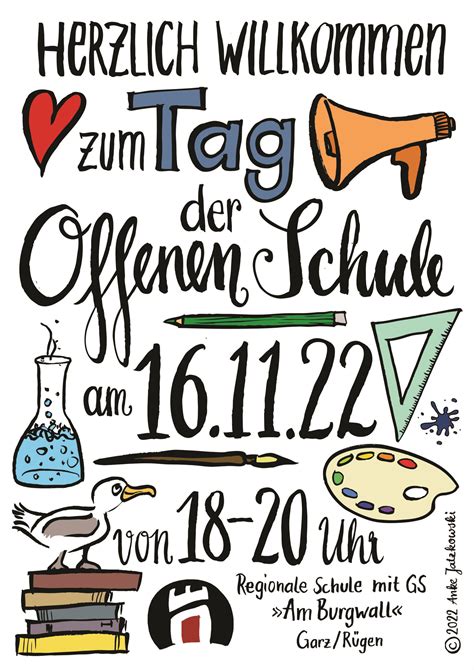 Plakat Tag Der Offenen Schule 2022 Regionale Schule Mit Grundschule