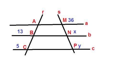 Na Figura Seguinte Temos A B C Determine As Medidas De X E Y