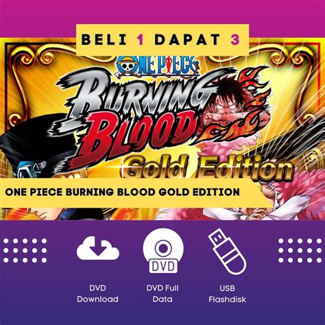 Jual ONE PIECE BURNING BLOOD GOLD EDITION Game PC Original Shopee