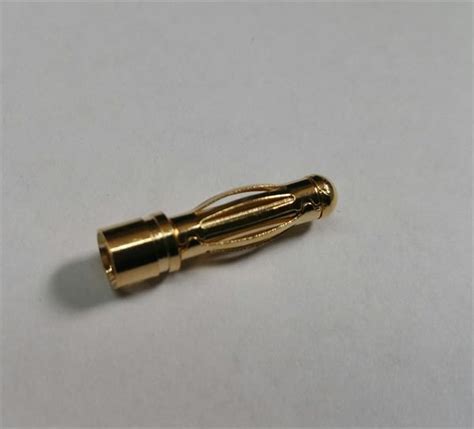 4 mm Goldkontakt Stecker 5 Stück Hobbyexclusiv RC Modellbau