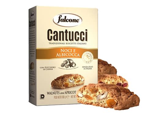 Печенье Falcone Cantucci Кантуччи с грецким орехом и абрикосом, 180 г ...