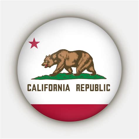 California state flag. Vector illustration. 12679969 Vector Art at Vecteezy