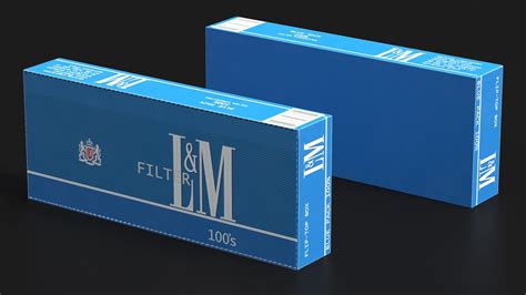 Carton Cigarettes Box Lm D Model Ds Blend C D Fbx Max Ma