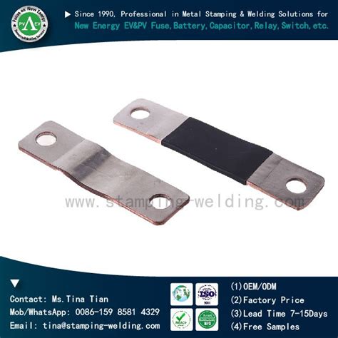 China Insulated Flexible Copper Bus Bars With Heat Shrink Tube