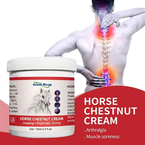 Horse Chestnut Pain Relief Cream Cervical Spine Pain Joint Relief