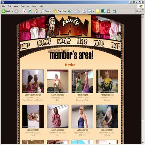 Freeones Gives Porn Site Panty Man An Overall Review Rating Of