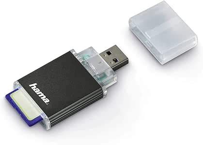 Hama Kartenleser USB 3 0 anthrazit Amazon de Computer Zubehör