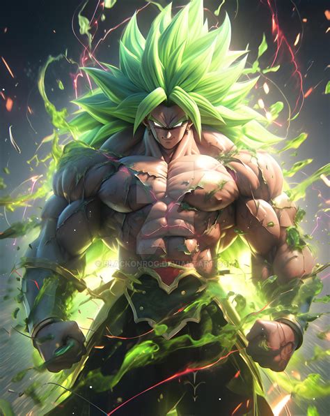 Broly Super Saiyan 3 Inspired By Blackonrog On Deviantart