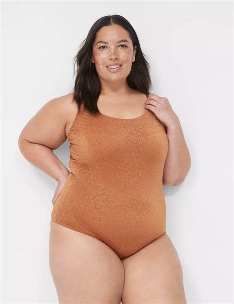 Glitter Knit Bodysuit Lanebryant