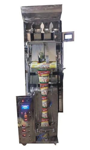 8HP Three Phase 4 Head Weigher Snacks Pouch Packing Machine 420V At Rs