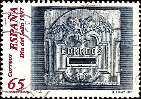 Spain STAMP DAY 1997 ANTIQUE LETTER BOX Scott 2880 A953 Issued 1997