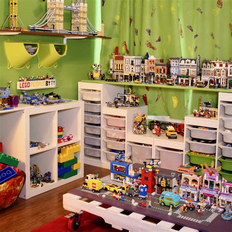 Space Saving Lego Display and Storage Wall | Lego room, Lego bedroom ...