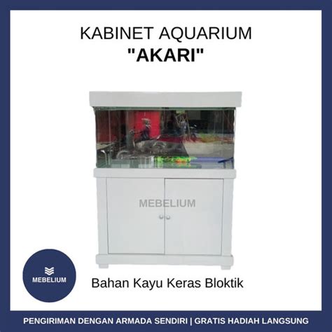 Jual Kabinet Aquarium Akari Kayu Plywood Meja Akuarium Aquarium