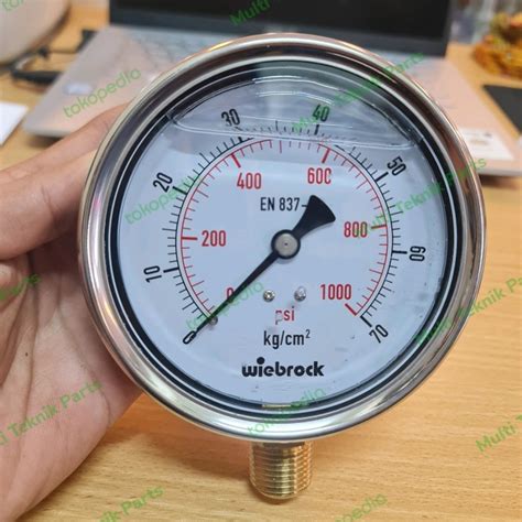 Jual Pressure Gauge Raket Stainless Kuningan Inch Kg Bar Psi