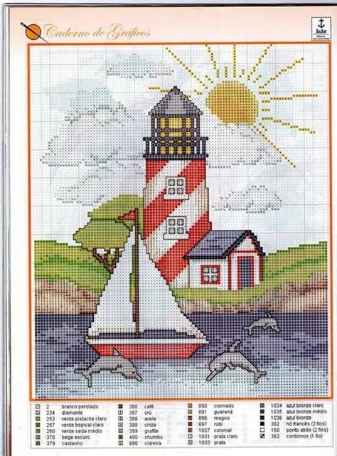 Pin De Vicky Em Cross Stitch Patterns Paisagem Em Ponto De Cruz Kits