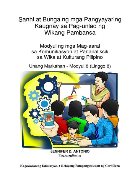 Kompan Q1 W8 Sanhi At Bunga Ng Mga Pangyayari Kaugnay Sa Pag Unlad Ng Wikang Pambansa