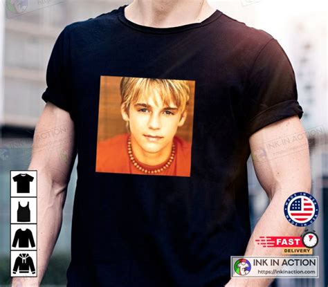 RIP Aaron Carter Vintage Aaron Carter Portrait Essential Shirt Ink In