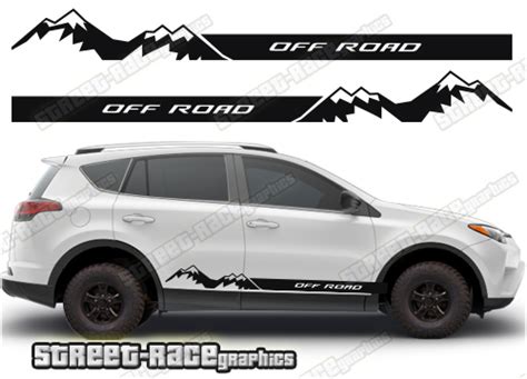 Toyota Rav4 061 Off Road Racing Stripes Street Race Graphics