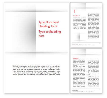 Word Templates Designs for Documents | PoweredTemplate.com