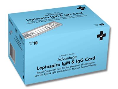 Leptospira IgG IgM Rapid Test Kit J Mitra Co