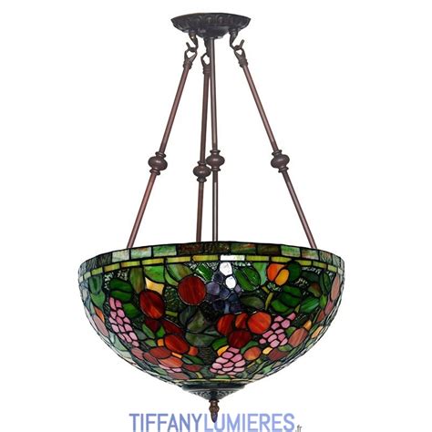 Suspension En Vitrail Rural Tiffany De Cm France