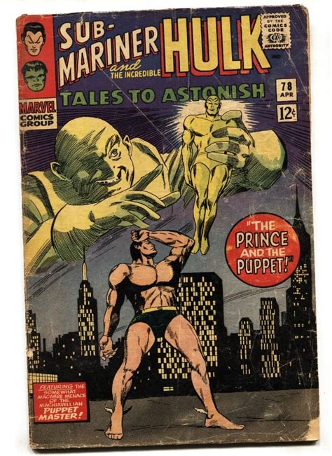 Amazon Tales To Astonish Comic Book Hulk Sub Mariner