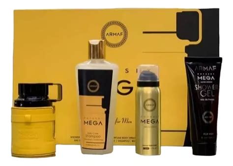 Set Armaf Odyssey Mega For Men 100ml Edp 4pzs Envío Gratis