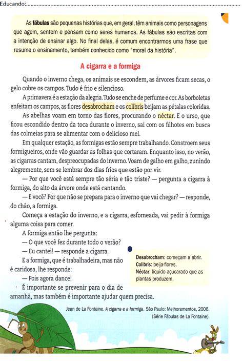 Genero Textual Fabula 5 Ano - Genero Textual Fabula 5 Ano - FDPLEARN
